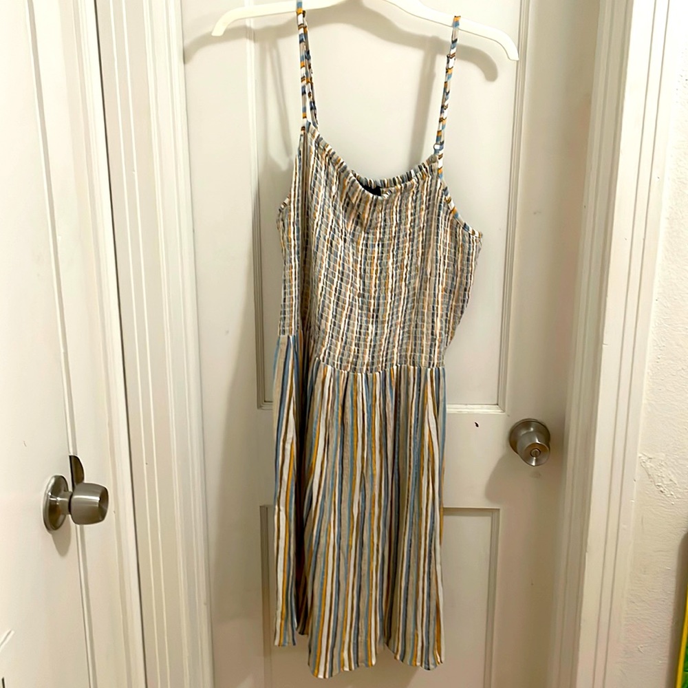 Multi-color Smocked summer dress